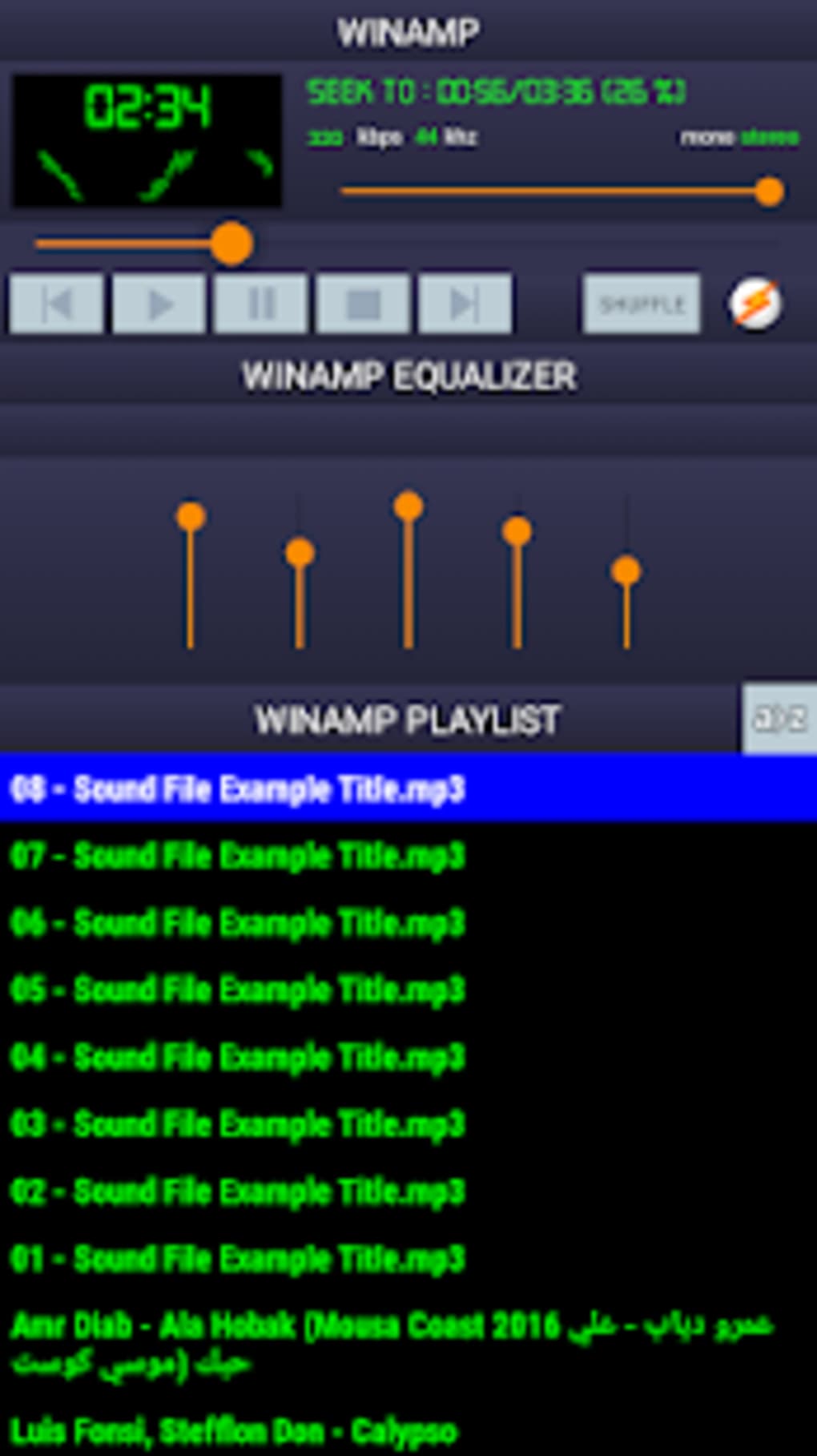 Free download winamp mp3 player